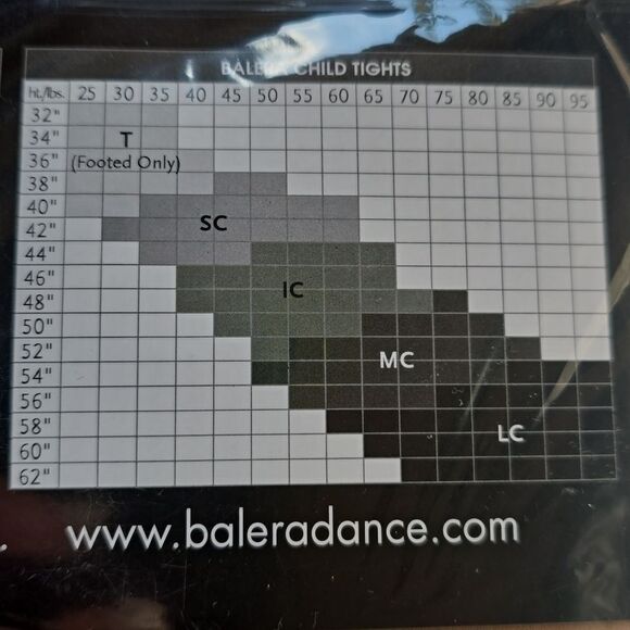 BALERA Dancewear Footed Ballet Tights LT Suntan - Picture 7 of 11